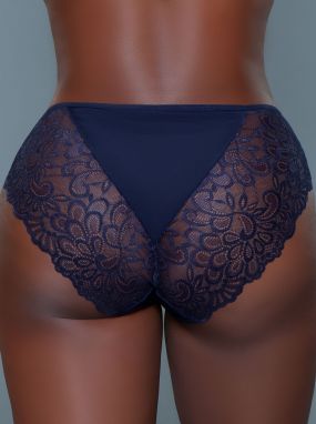Three Assorted Floral Lace High-Rise Brief Panty Pack