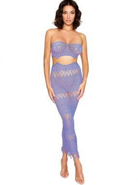 Lavender Seamless Bodystocking Gown
