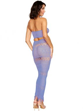 Lavender Seamless Bodystocking Gown