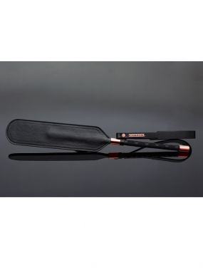 Black Faux Leather Paddle