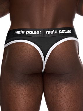 Black Soft Modal Snap-Away Men's Thong