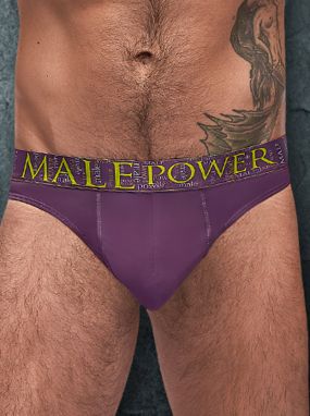 Purple Avant-Garde Microfiber Men's Enchancer Thong