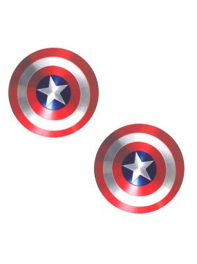 Patriotic Superhero Shield Pasties