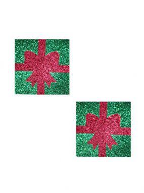 Ho-Ho-Ho Christmas Gift Glitter Pasties