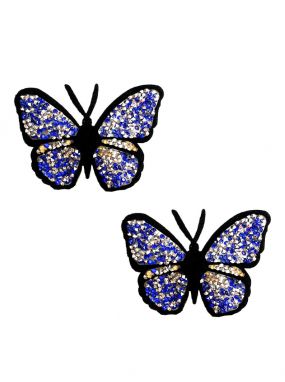 Bedazzled Butterfly Jewel Pasties (With One Set Refill- 2 Wears)