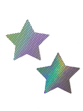 Liquid Party Holographic Star Pasties