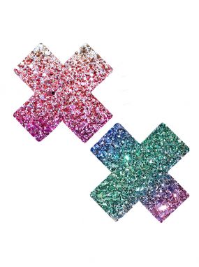 Super Sparkle Rock Kandi Multicolor Glitter X Pasties