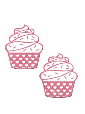 Bubblegum Glitter Cupcake Pasties