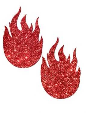 Flame Glitter Pasties