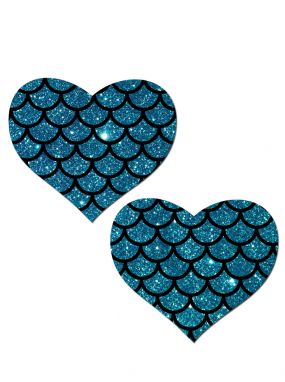 Blue Mermaid Glitter Pasties