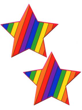 Rainbow Stars Pasties