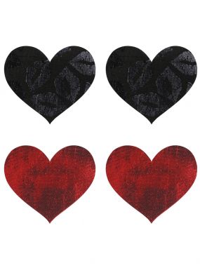 Heart Kisses Pasties-Two Pair Set