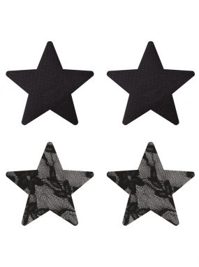 Black Star Pasties-Two Pair Set