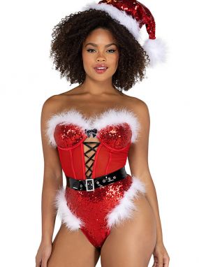 Racy Miss Clause Christmas Costume
