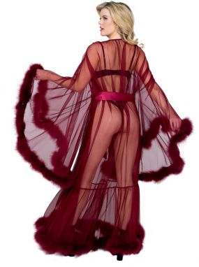 Merlot Hollywood Glam Luxury Robe