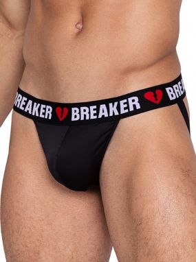 Black Spandex Heartbreaker Men's Jock Strap