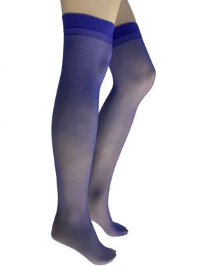 Plus Size Purple Sheer Thigh Highs