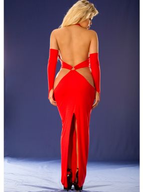 The Diva Red Micro Modal Gown