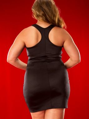 Plus Size Supportive Racer Dress