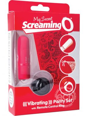 Red Screaming O My Secret Remote Panty Vibe