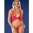 Red Lace Wicked Dream Cami Top & G-String Set