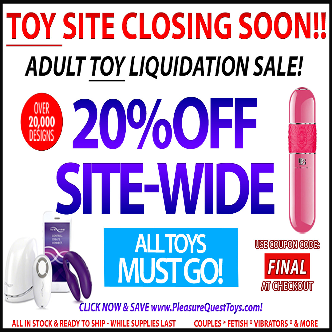 Adult Toy Liquidation Sale!